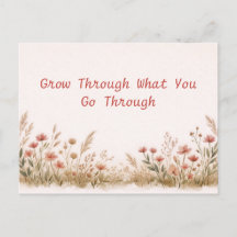 Soft Wildflower Border Meadow Watercolor 