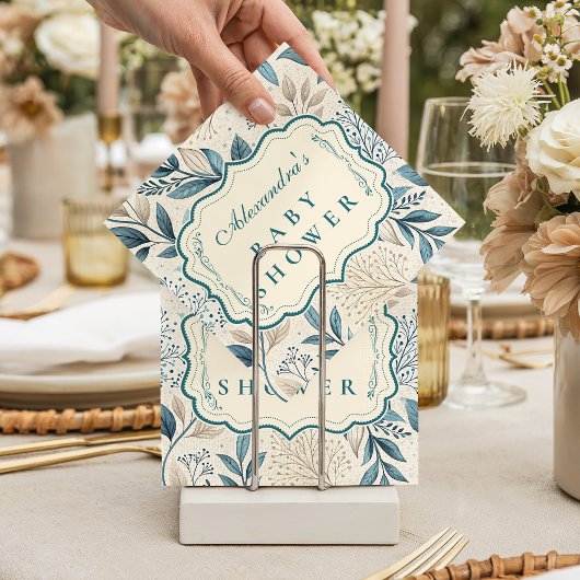 Soft Wildflower Cottage Baby Shower スタンダードカクテルナプキン