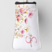 Soft Wildflower Monogram ゴルフヘッドカバー (回転90)
