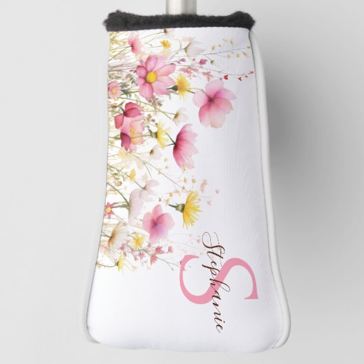 Soft Wildflower Monogram ゴルフヘッドカバー (回転90)