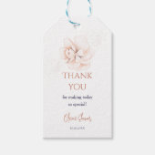 Soft Wildflowers Modern Baby Shower Invitation ギフトタグ (正面)