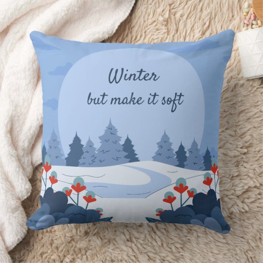 Soft Winter Collection — Calm, Cozy & Timeless クッション (ブランケット)