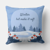 Soft Winter Collection — Calm, Cozy & Timeless クッション (裏面)