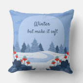 Soft Winter Collection — Calm, Cozy & Timeless クッション (正面)