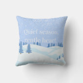 Soft Winter Collection — Calm, Cozy & Timeless クッション (裏面)