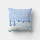 Soft Winter Collection — Calm, Cozy & Timeless クッション (正面)