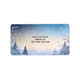 Soft Winter Daydream Address ラベル