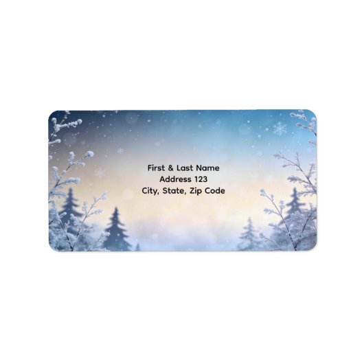 Soft Winter Daydream Address ラベル (正面)