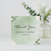 Soft Winter Daydream Thank You Cards サンキューカード (スタンド正面)