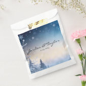 Soft Winter Daydream Wedding Favor Bags フェイバーバッグ (封をした状態)