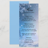 Soft Winter Daydream Wedding Menu メニュー (正面/裏面)