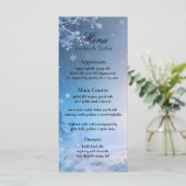 Soft Winter Daydream Wedding Menu メニュー (スタンド正面)