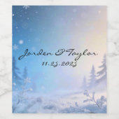 Soft Winter Daydream Wine Label ワインラベル (シングルラベル)