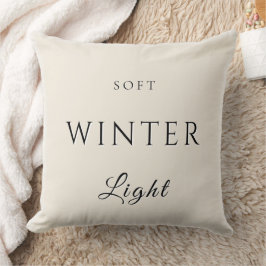 Soft Winter Light クッション