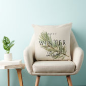 Soft Winter Light w/ Pine Branch クッション (椅子)