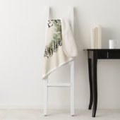 Soft Winter Light with Christmas Wreath シェルパブランケット (インサイチュ)