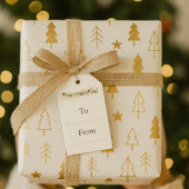 Soft Winter Pines Gift Tag ギフトタグ