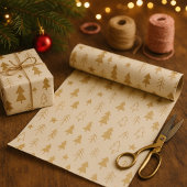 Soft Winter Trees Wrapping Paper ラッピングペーパー