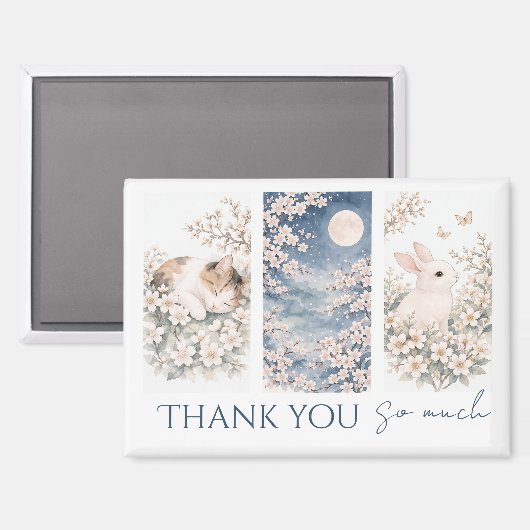 Soft Woodland Animals Magnet マグネット (正面/裏面)