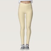 Soft Yellow Boho Leggings レギンス (正面)