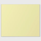 Soft Yellow Solid Wrapping Paper Roll ラッピングペーパー (フラット)