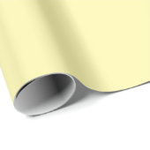 Soft Yellow Solid Wrapping Paper Roll ラッピングペーパー (ロールコーナー)