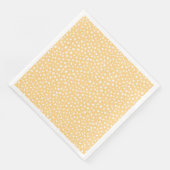 Soft Yellow Uneven Dots Graphic Design (コーナー)