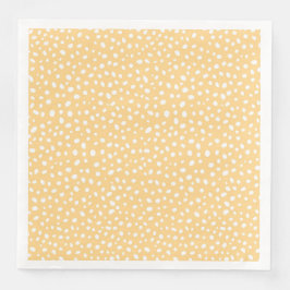 Soft Yellow Uneven Dots Graphic Design