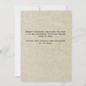 Softballフォトカード素朴コーチに感謝 サンキューカード (裏面)