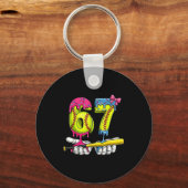Softball 67 Ice Cream Drip Six Seven Boys Funny Me キーホルダー (正面)