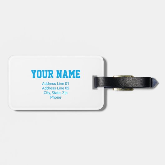  Softball Bag Tag ラゲッジタグ (裏面横)