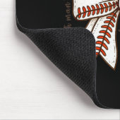 Softball Baseball Mom Bow Christian With Man This  マウスパッド (コーナー)