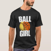 Softball Basketball Tシャツ (正面)