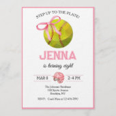 Softball Birthday 招待状 (正面)