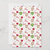 Softball Birthday Party Invitation 招待状 (裏面)