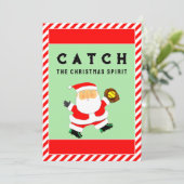 Softball Christmas Holiday Card シーズンカード (スタンド正面)