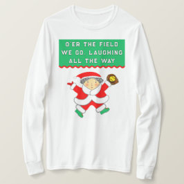 Softball Christmas T-Shirt Tシャツ