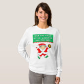 Softball Christmas T-Shirt Tシャツ (正面フル)