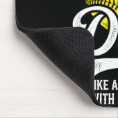 Softball Dad Like Baseball But With Bigger Funny マウスパッド (コーナー)