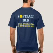 Softball Dad Shirt Tシャツ (裏面)