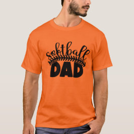 Softball  Dad  Tシャツ