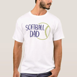 Softball  Dad  Tシャツ