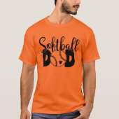 Softball  Dad  Tシャツ (正面)