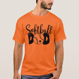 Softball  Dad  Tシャツ