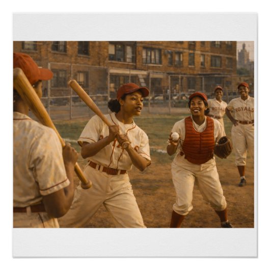 Softball Game Warm Up ポスター (正面)