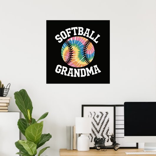 Softball Grandma ポスター (ホームオフィス)