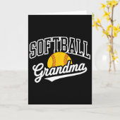 Softball Grandma _1  カード (黄色い花)