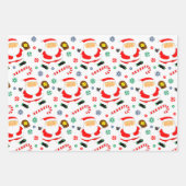 Softball Holiday Gift Wrapping Paper ラッピングペーパーシート (正面)