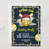 softball holiday party 招待状 (正面)