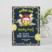 softball holiday party 招待状 (スタンド正面)